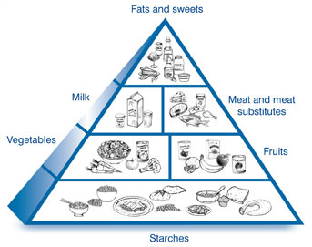 Diabetes Food Pyramid